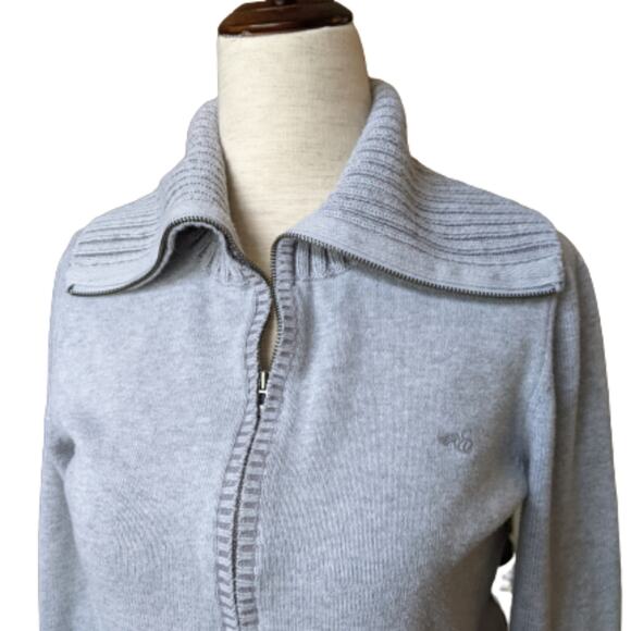 Esprit Full-Zip Shawl Collar Mid Weight Sweater Cardigan Sz Medium - Picture 3 of 7